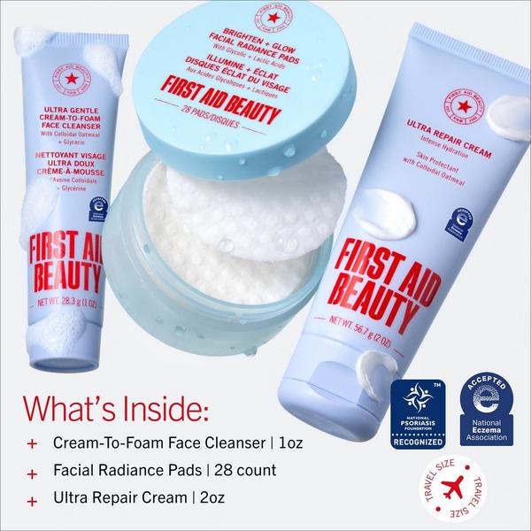 First Aid Beauty Sensitive Skin Bestsellers Travel Set #2
