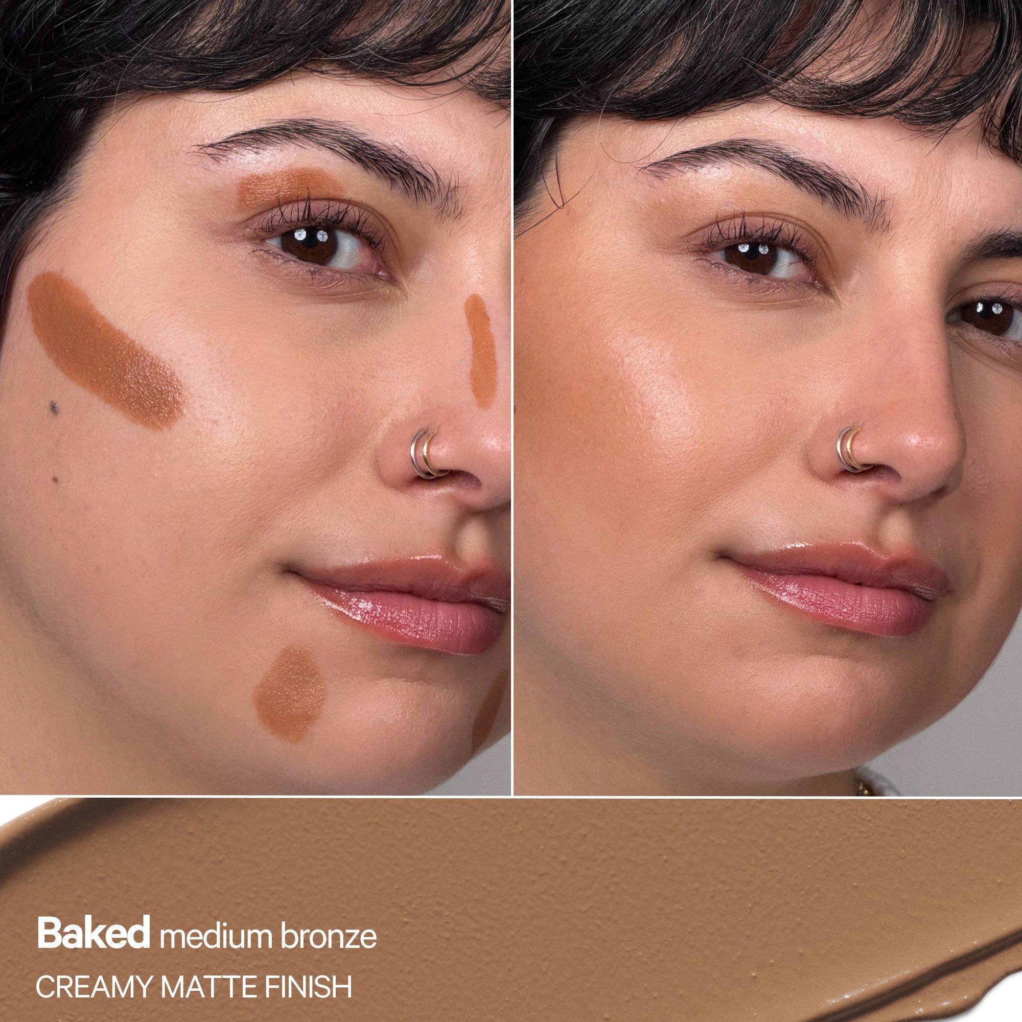 Матовый увлажняющий кремовый бронзер-стик с гиалуроновой кислотой Milk Makeup, цвет: Baked — фото 3