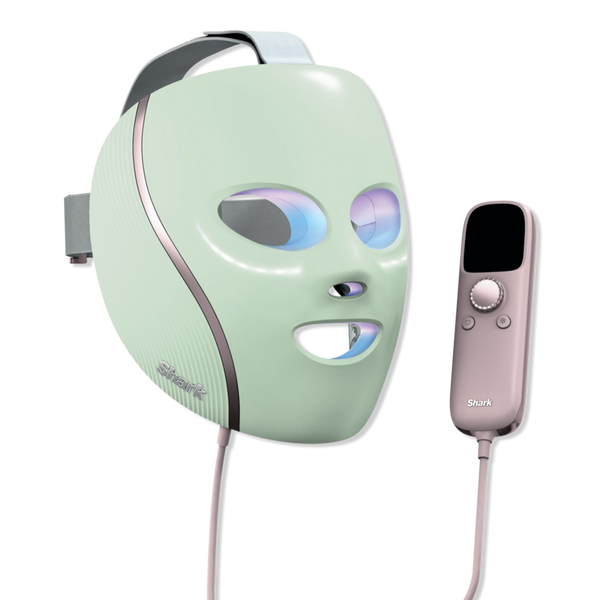 Shark Beauty CryoGlow Red Blue & Infrared iQLED Face Mask & Under Eye Cooling in Strawberry Matcha #1
