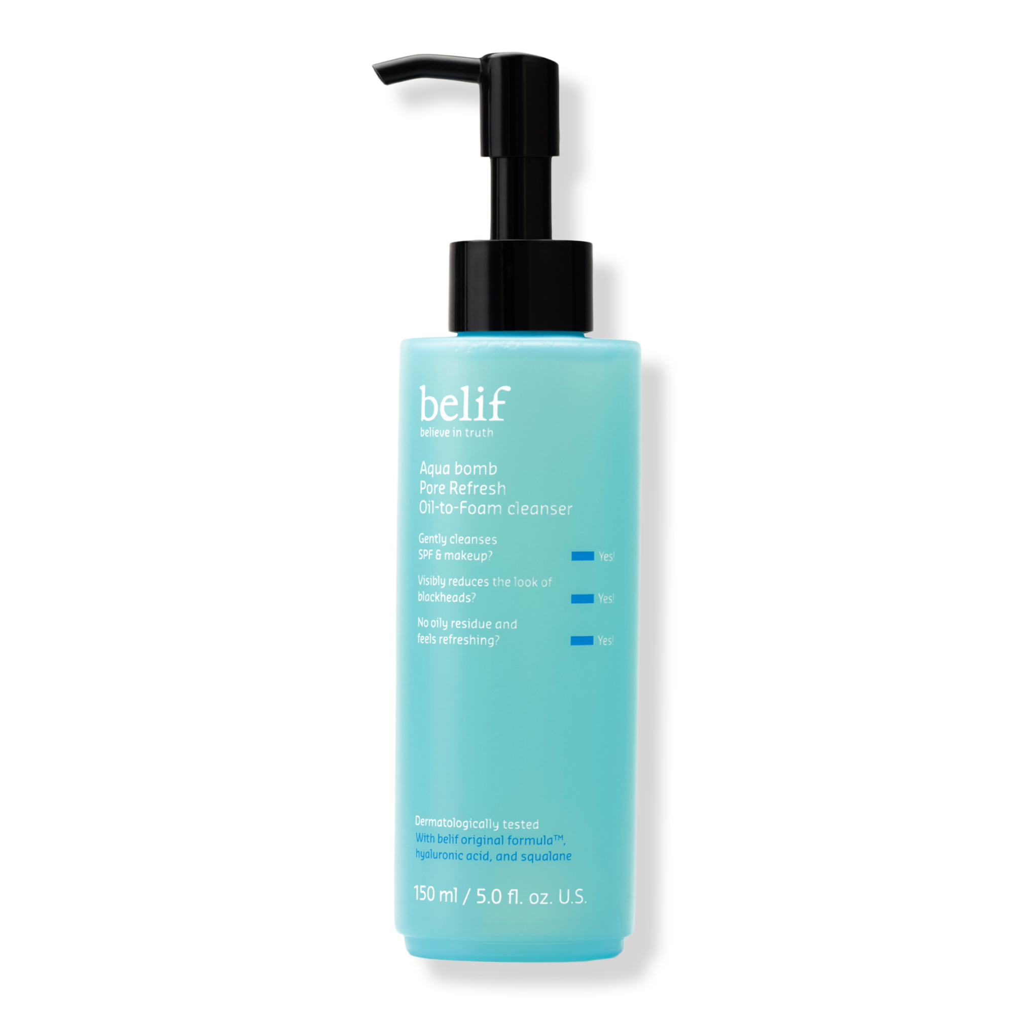 belif Aqua Bomb Pore Refresh Oil-to-Foam Cleanser #1