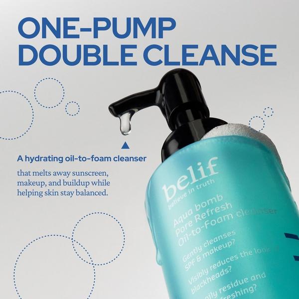 belif Aqua Bomb Pore Refresh Oil-to-Foam Cleanser #2