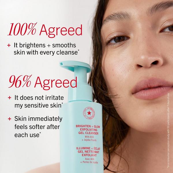First Aid Beauty Brighten + Glow Exfoliating Gel Cleanser with AHA and Jojoba Pearls #7