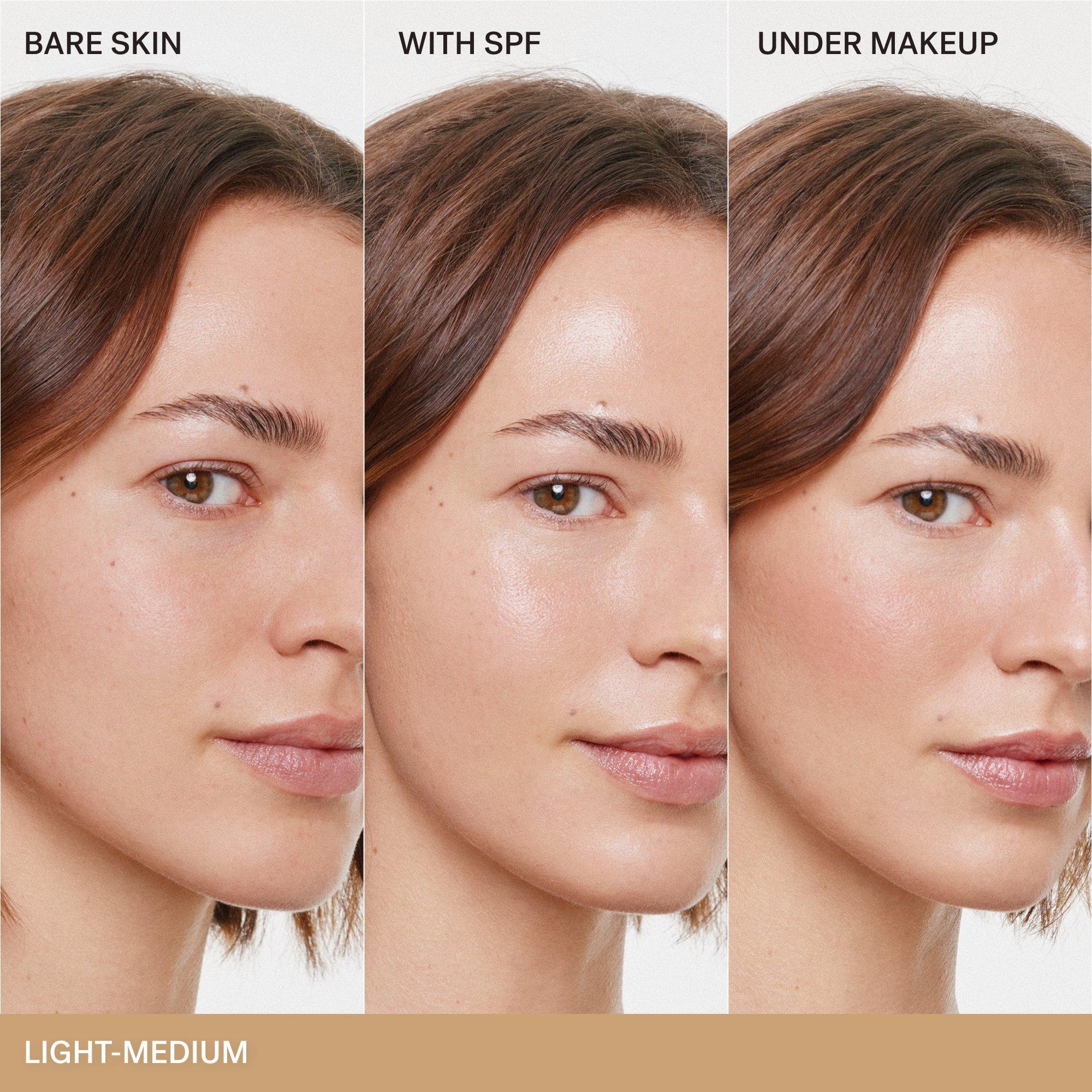 Минеральный солнцезащитный крем-сыворотка Ilia Sun Serum SPF 50, контроль жирности, цвет: Светлый Средний — фото 3