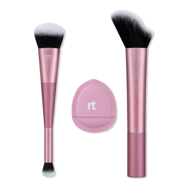 Real Techniques Cheeky Trio Makeup Brush & Sponge Set #1