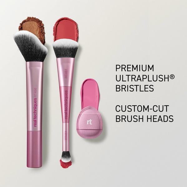 Real Techniques Cheeky Trio Makeup Brush & Sponge Set #6