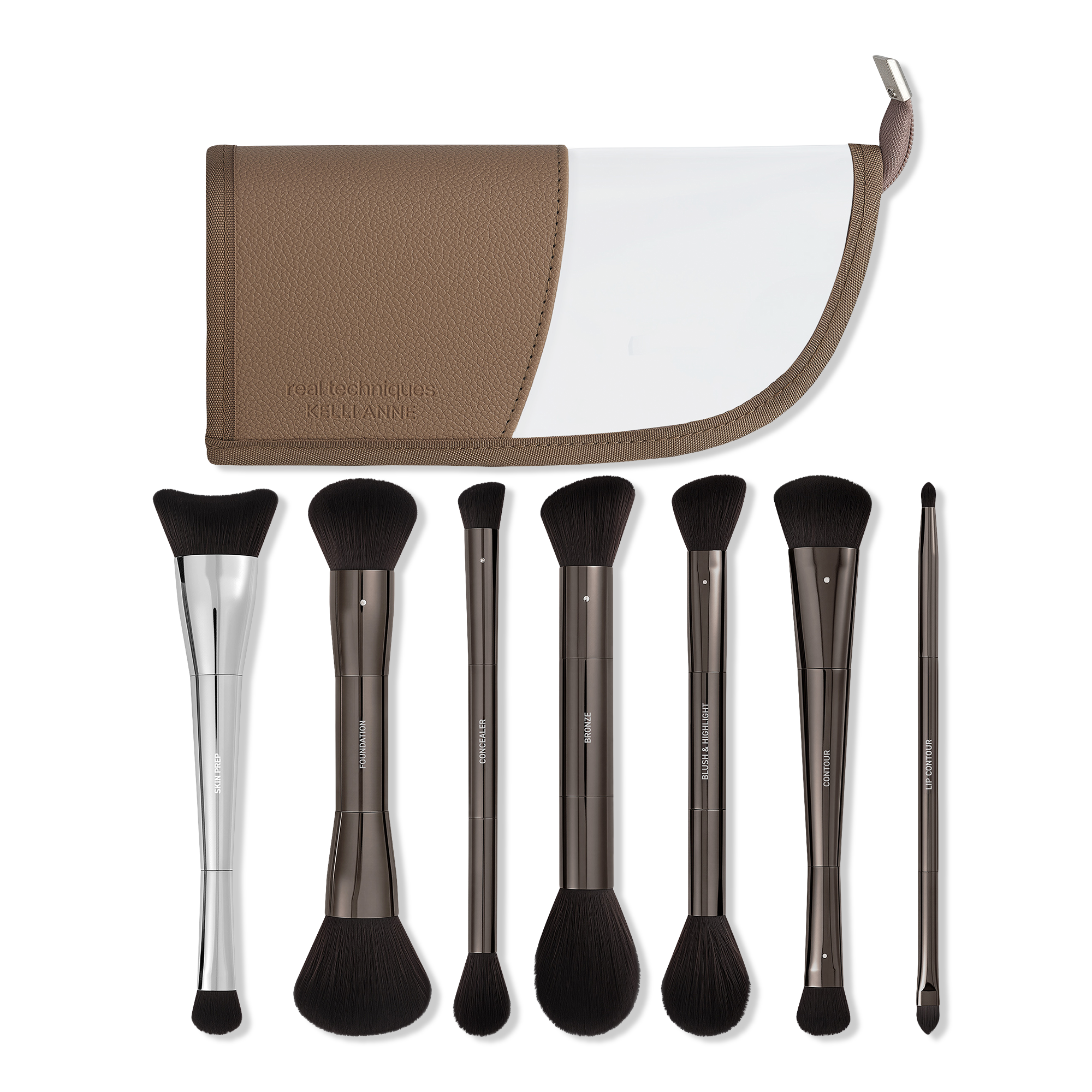 Real Techniques Kelli Anne Light Layers Premium Makeup Brush Set #1