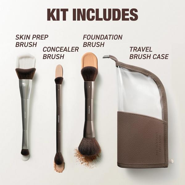Set de brochas de base Kelli Anne Light Layers 4