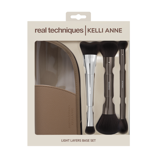 Real Techniques Kelli Anne Light Layers Base Makeup Brush Set #7