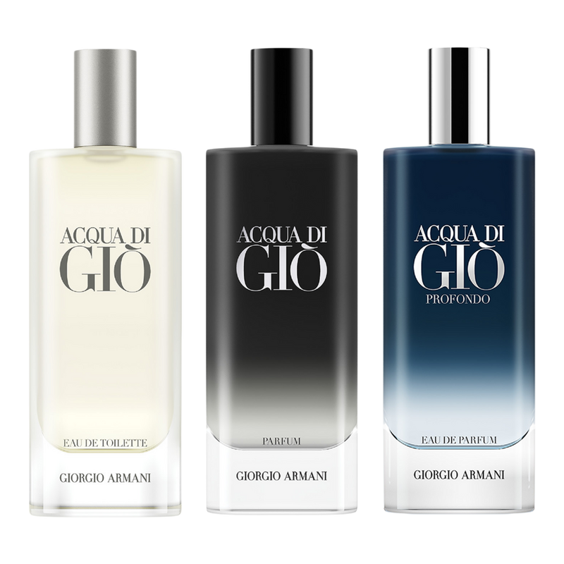ARMANI - Acqua di Giò 3 Piece Men's Travel Size Holiday Gift Set