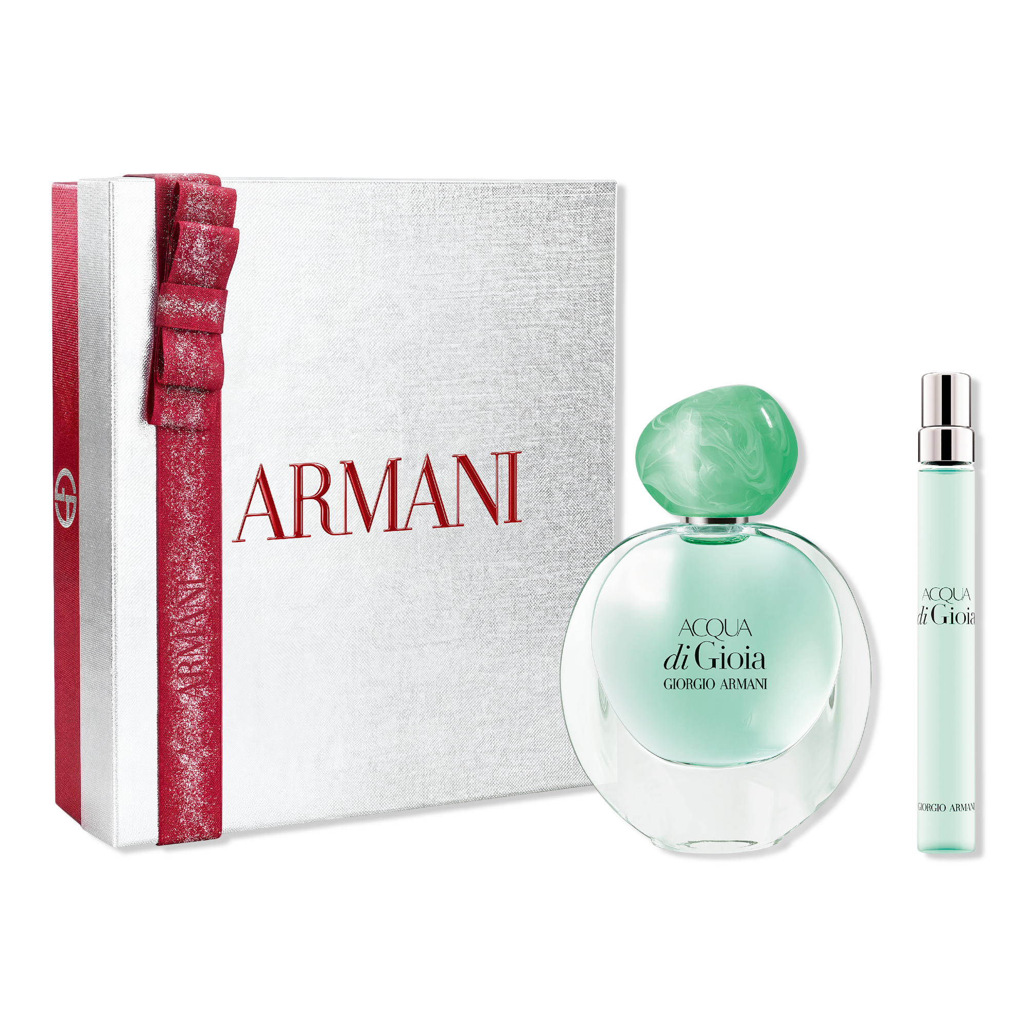 ARMANI Acqua Di Gioia Eau de Parfum Womens Holiday Gift Set with Travel Spray #1