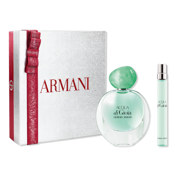 ARMANI Acqua Di Gioia Eau de Parfum Womens Holiday Gift Set with Travel Spray #1