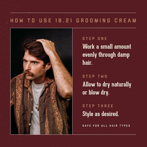 18.21 Man Made Sweet Tobacco Smoothing & Texturizing Hair Styling Cream #4