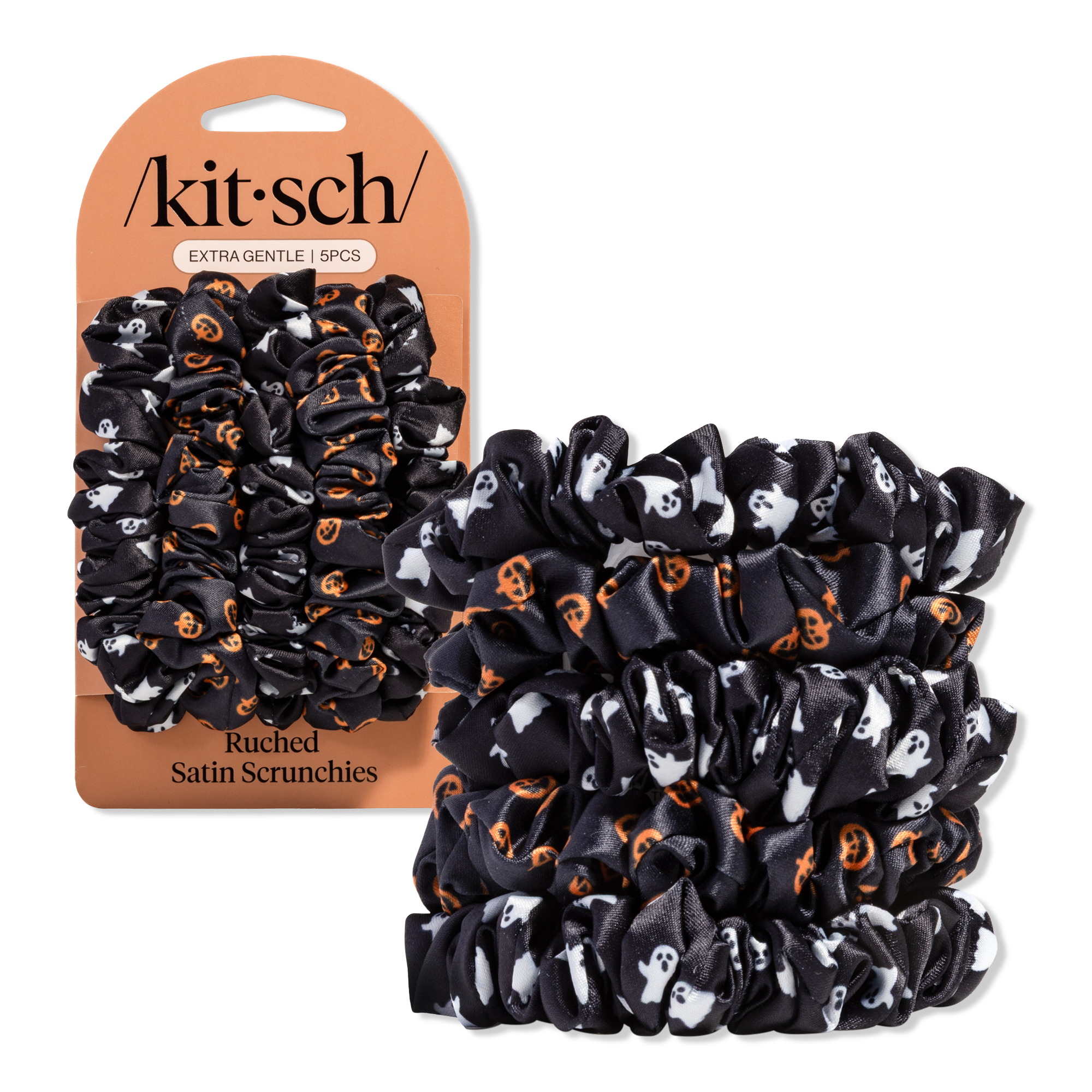 Kitsch Ruched Satin Scrunchies #1
