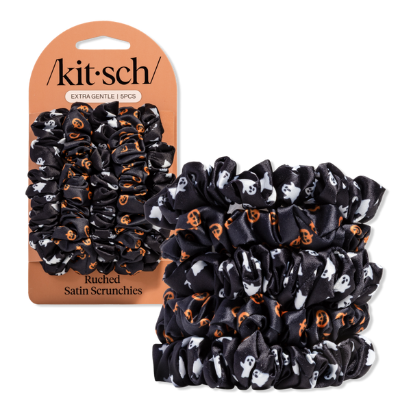 Kitsch Ruched Satin Scrunchies #1