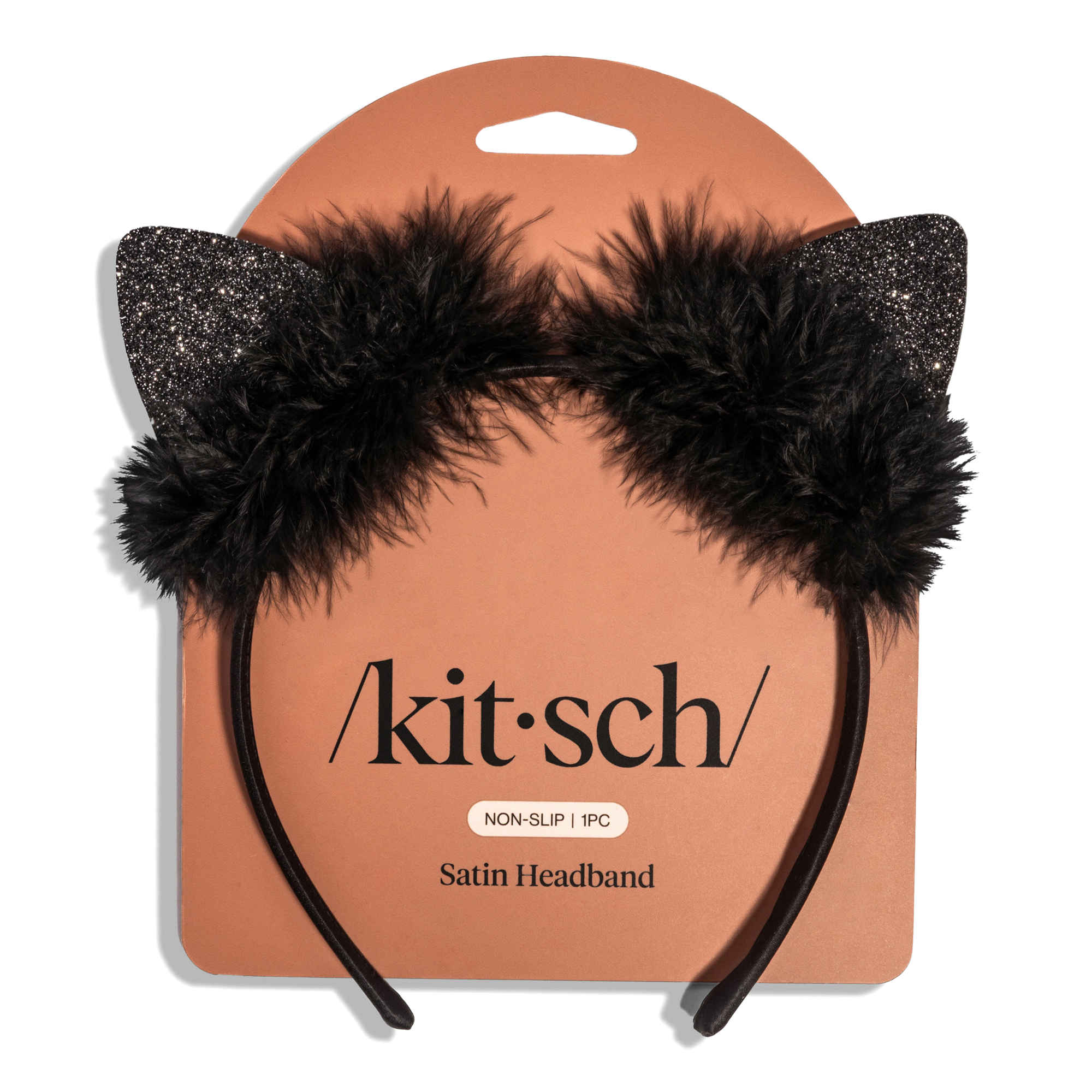 Satin Cat Ears Headband - thumbnail 2