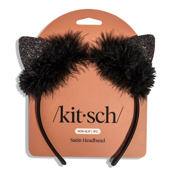 Kitsch Satin Cat Ears Headband #2