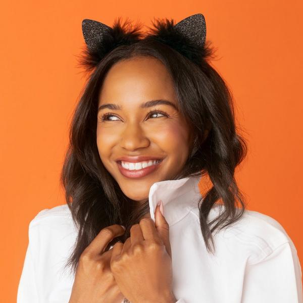 Kitsch Satin Cat Ears Headband #5
