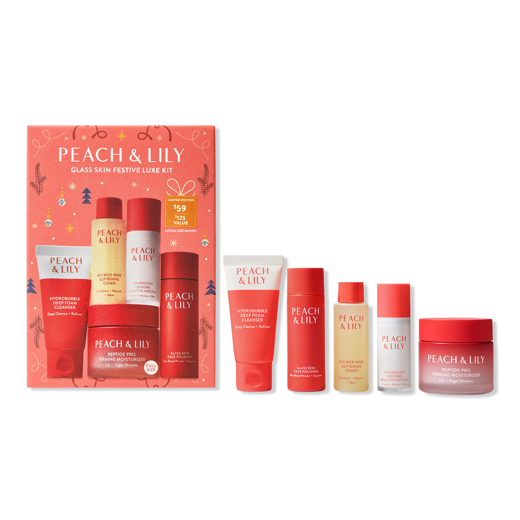 PEACH & LILY Glass Skin Festive Luxe Kit #1