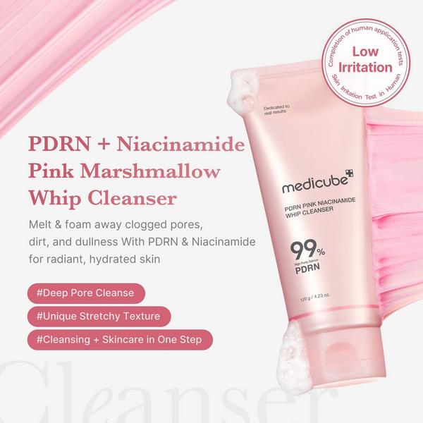 medicube PDRN Pink Niacinamide Whip Cleanser #3