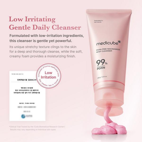 medicube PDRN Pink Niacinamide Whip Cleanser #8