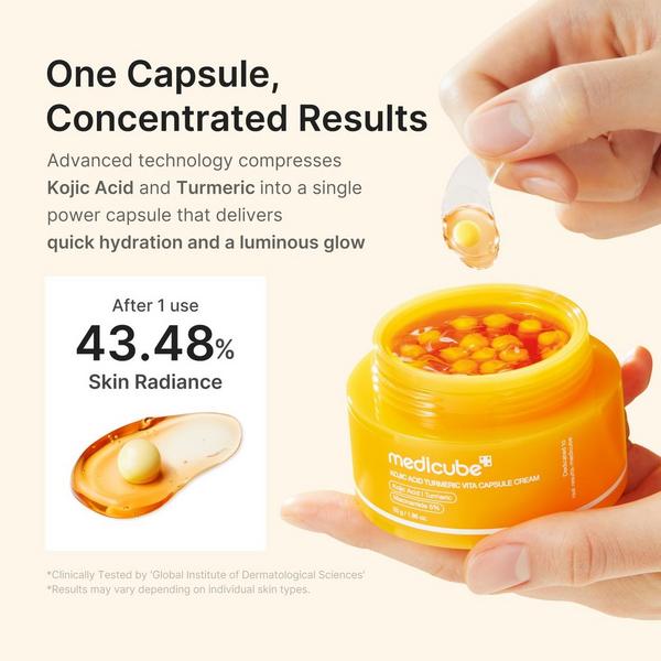 medicube Kojic Acid Turmeric Vita Capsule Cream #6