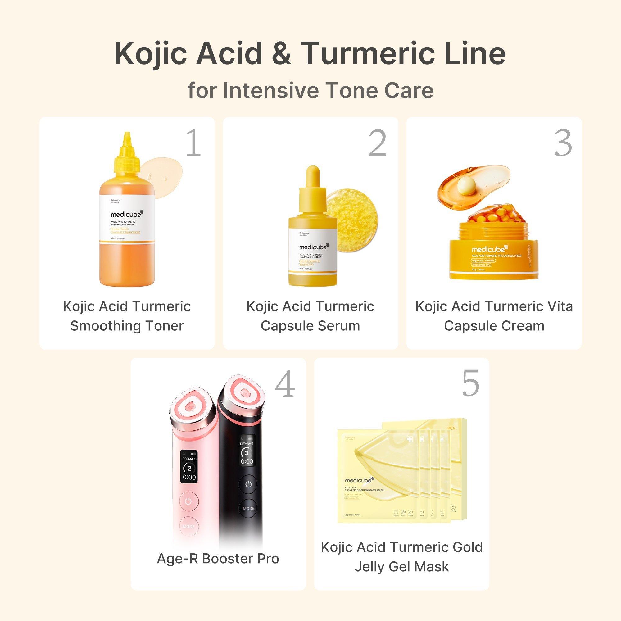 Капсульный крем medicube Kojic Acid Turmeric Vita с койевой кислотой и куркумой — фото 7