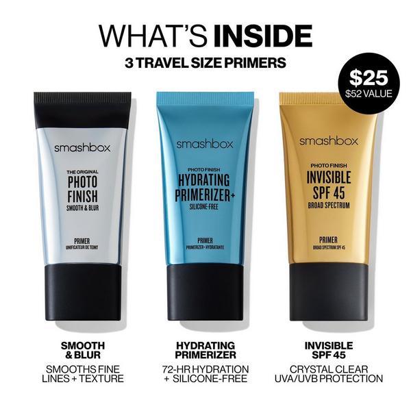 Smashbox Locked In Makeup Hydrate, Blur & Protect Primer Set #3