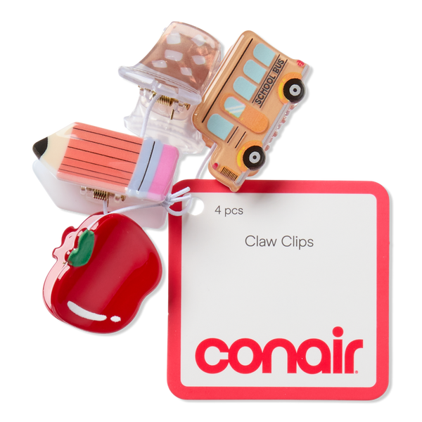 Conair Accessories Mini Acrylic Claw Clips 4pk #1