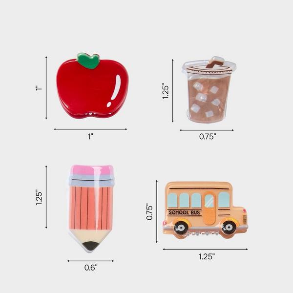 Conair Accessories Mini Acrylic Claw Clips 4pk #3