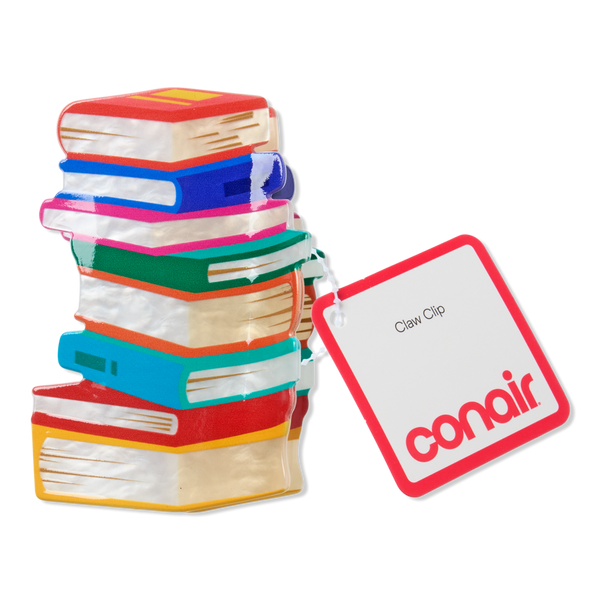 Conair Accessories Stacked Notebooks Acrylic Claw Clip #1