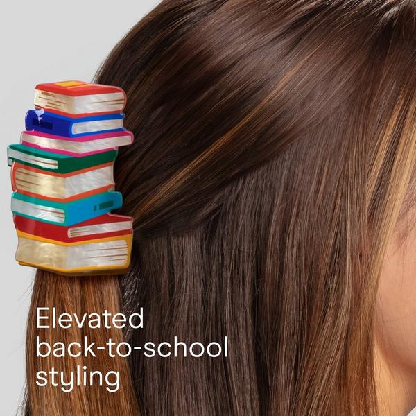 Conair Accessories Stacked Notebooks Acrylic Claw Clip #6