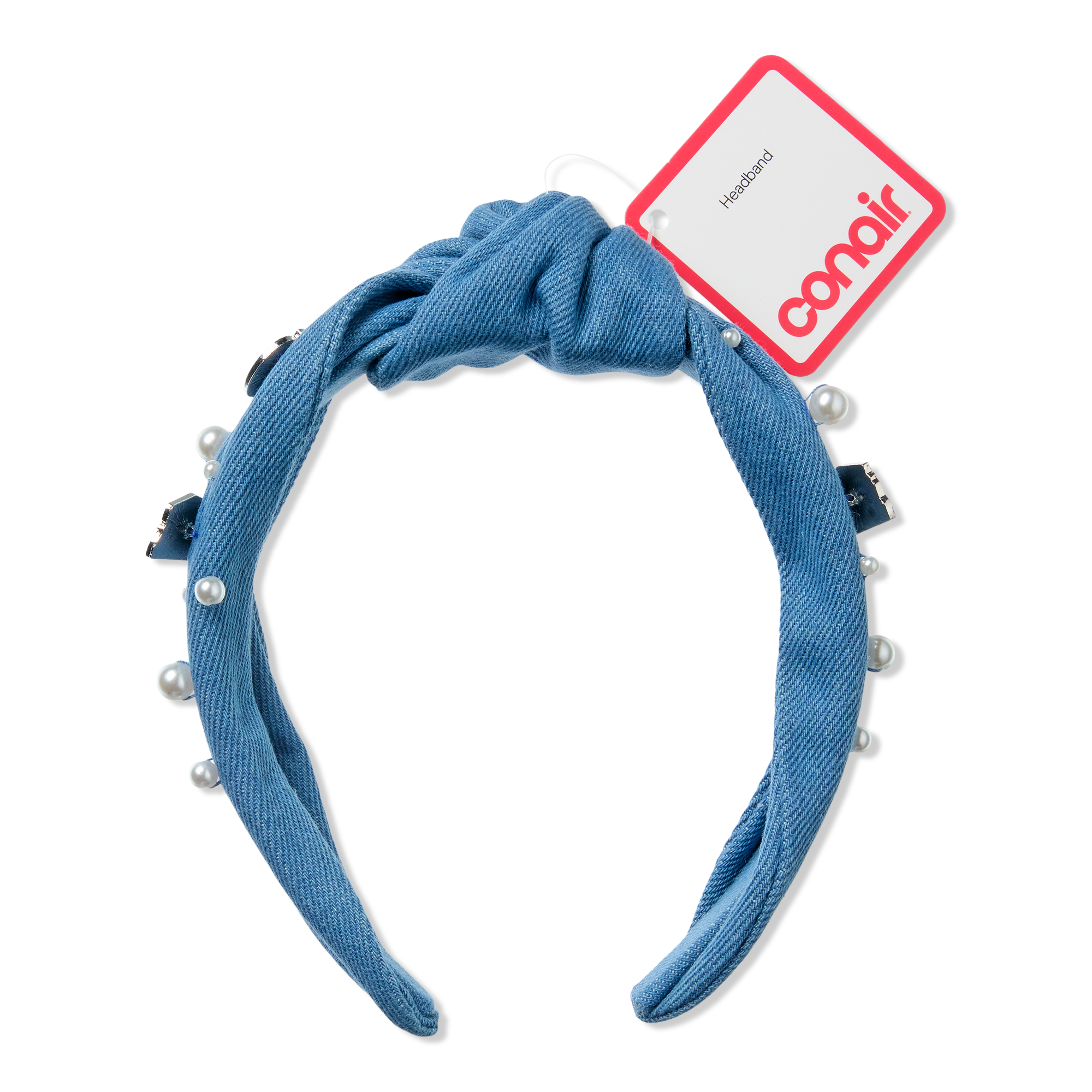 Conair Accessories Denim School Charm Twist Headband #1