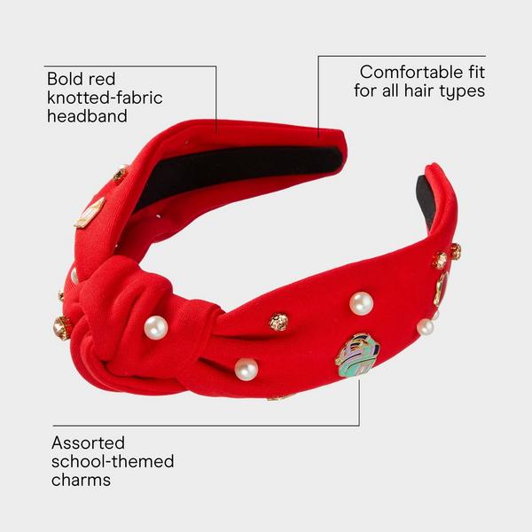 Conair Accessories Red Headband with Novelty Charms #4
