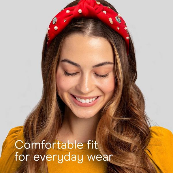 Conair Accessories Red Headband with Novelty Charms #5