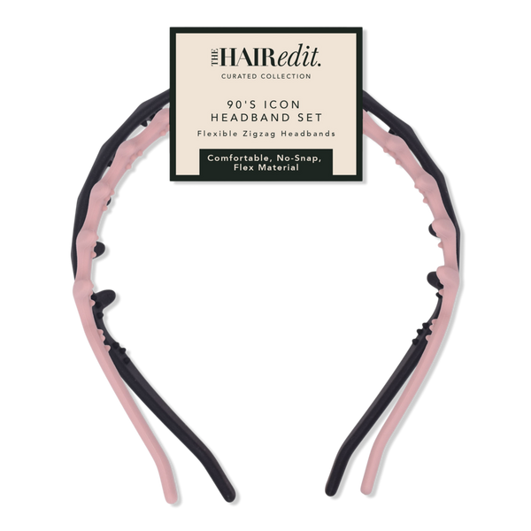 The Hair Edit 90's Icon Flexible Zig Zag Headband Set #1