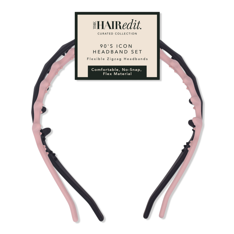 The Hair Edit - 90's Icon Flexible Zig Zag Headband Set | Ulta Beauty