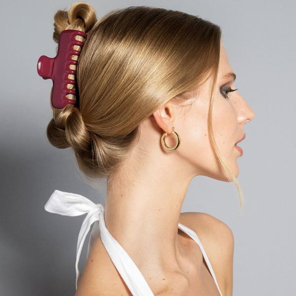 The Hair Edit Scarlet Red Claw Clip #2