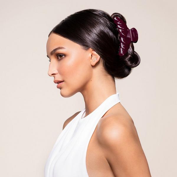 The Hair Edit Bordeaux Burgundy Claw Clip #2