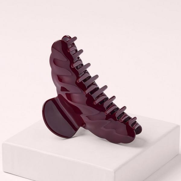 The Hair Edit Bordeaux Burgundy Claw Clip #3