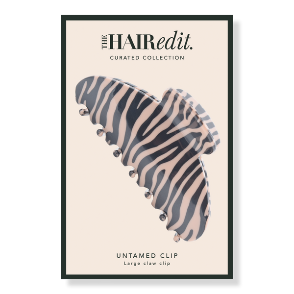 The Hair Edit Untamed Zebra Claw Clip #1