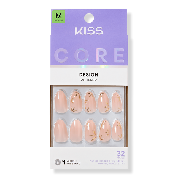 Kiss Core Design Medium Almond Press On Nails #1