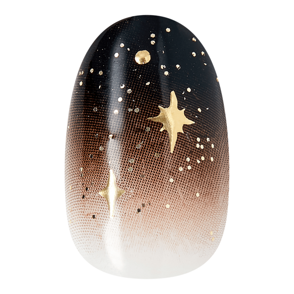 Kiss Impress Design Short Oval Press On Nails, Corporate Girl #3