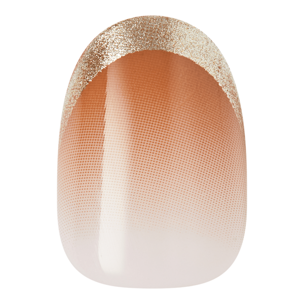 Kiss Impress French Design Short Oval Press On Nails #3