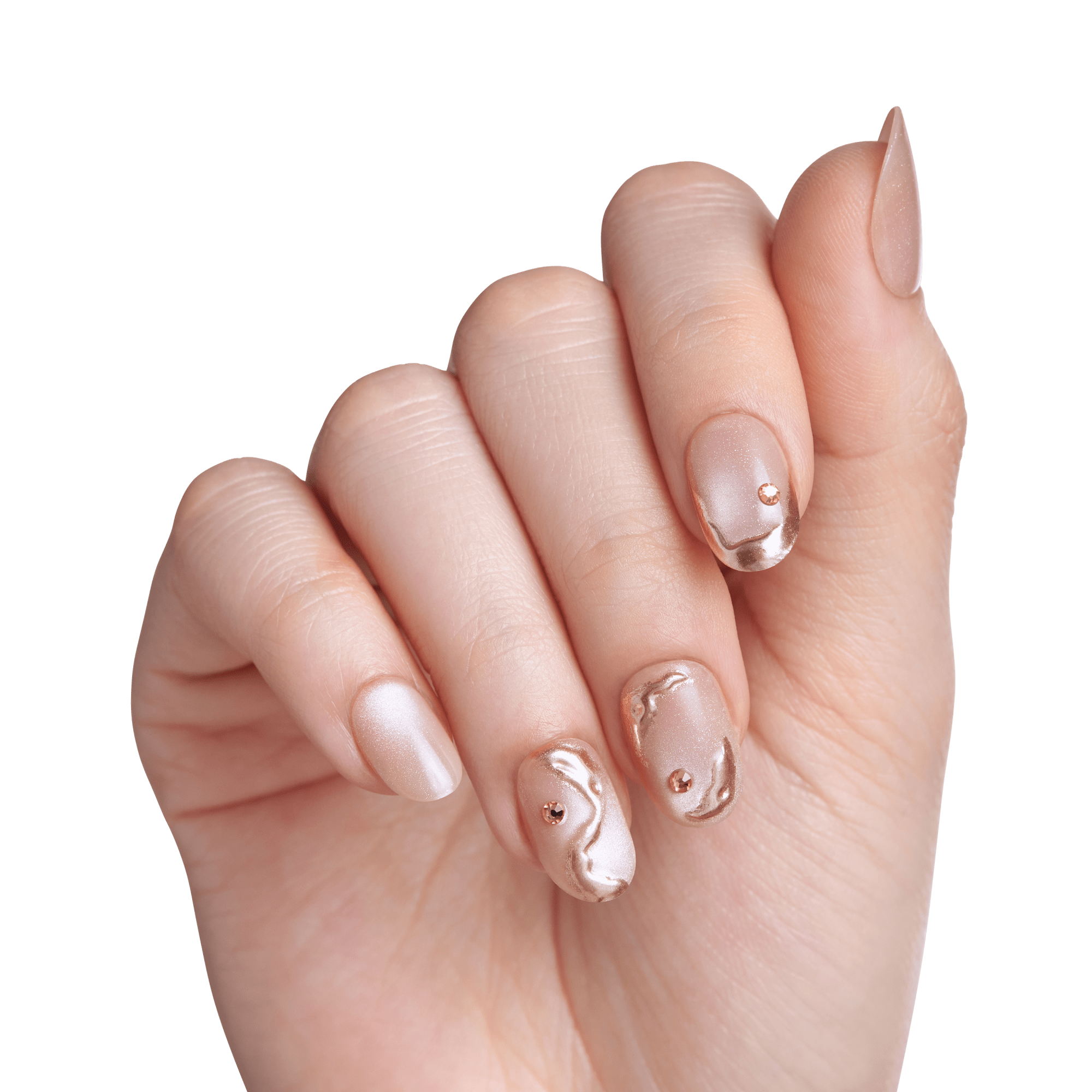 Kiss Impress Premium Short Oval Press On Nails, Over The Top — фото 4