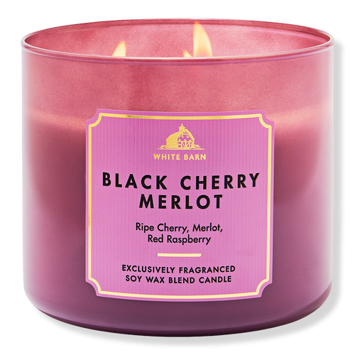 Bath & Body Works - Black Cherry Merlot 3-Wick Scented Candle