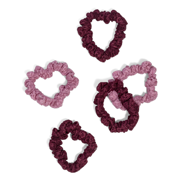 Kitsch Ruched Lace Scrunchies Set #3