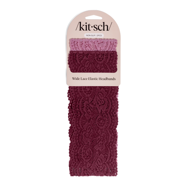 Kitsch Wide Lace Elastic Headbands Set #2