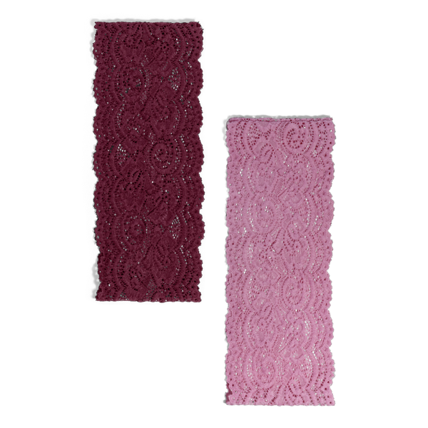 Kitsch Wide Lace Elastic Headbands Set #3