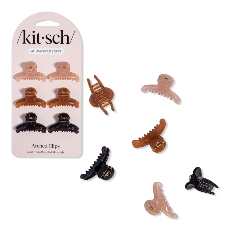 Kitsch - Soft Pink, Mocha & Black Recycled Plastic Mini Arched