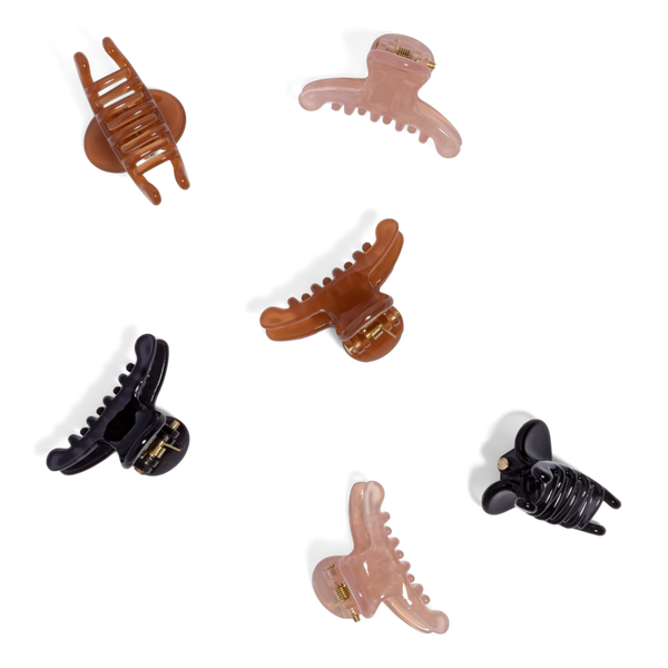 Kitsch Recycled Plastic Mini Arched Clips Set #4